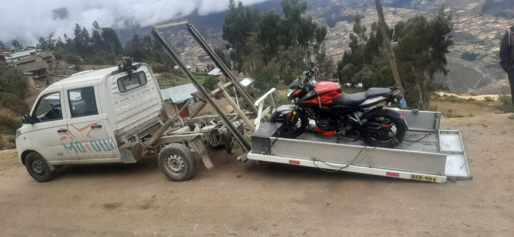 Fabricación de Grúa para motos